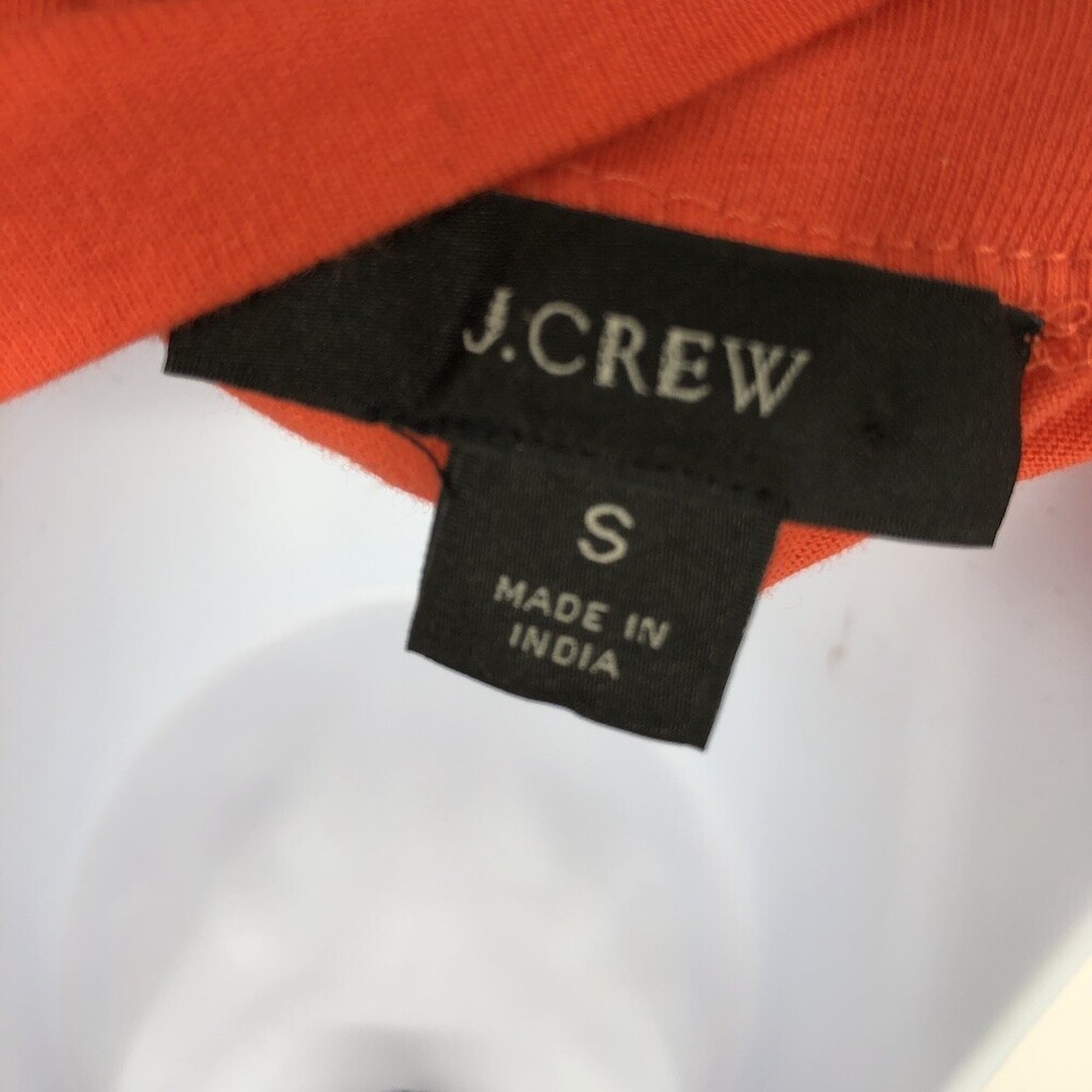 J. Crew Women's Red 100% Cotton Short Sleeve Crew Neck T-Shirt Dress Size Small - Picture 7 of 10